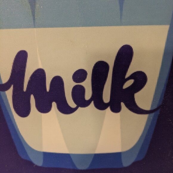 Vintage Y2K Joseph Joseph Glass Cutting Board / Trivet – “Milk” Advertising - Picture 4 of 7